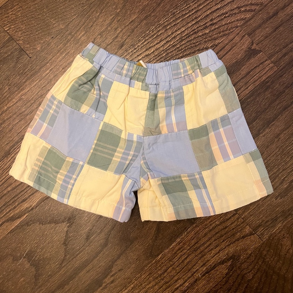 The Beaufort Bonnet Company Plaid Shorts - Yellow and Blue